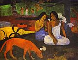 Paul Gauguin Wall Art - Arearea